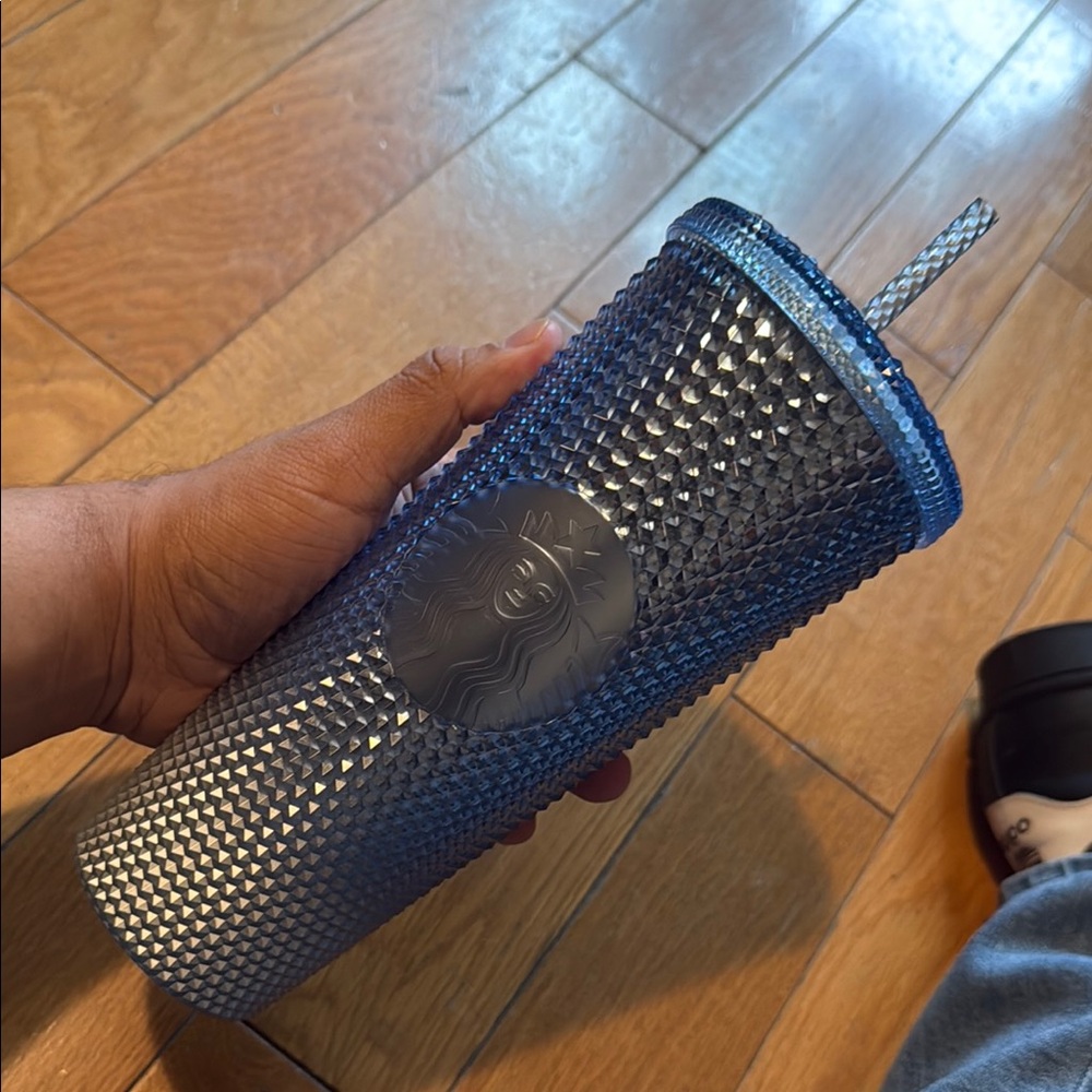 Starbucks Metallic Blue Tumbler